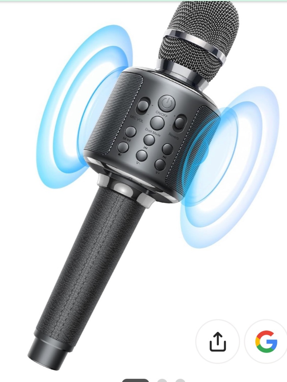 Amazon Wireless Karaoke Microphone - Black